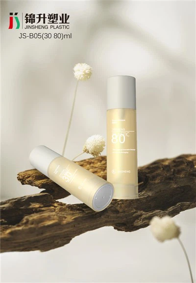 Gegnsætt loftlaus dæluflaska